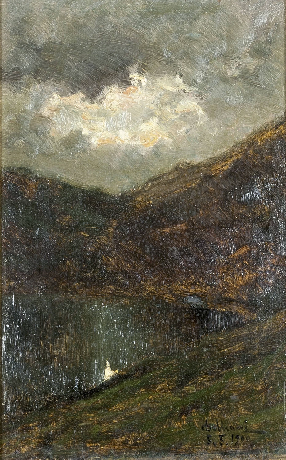 Tramonto e riflesso sul lago